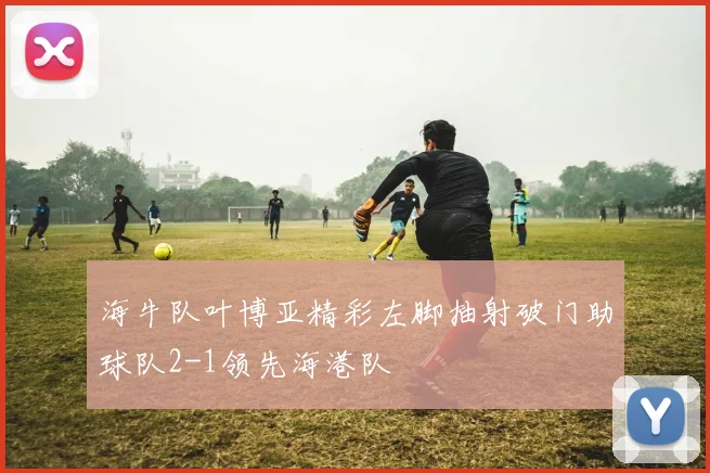 海牛队叶博亚精彩左脚抽射破门助球队2-1领先海港队